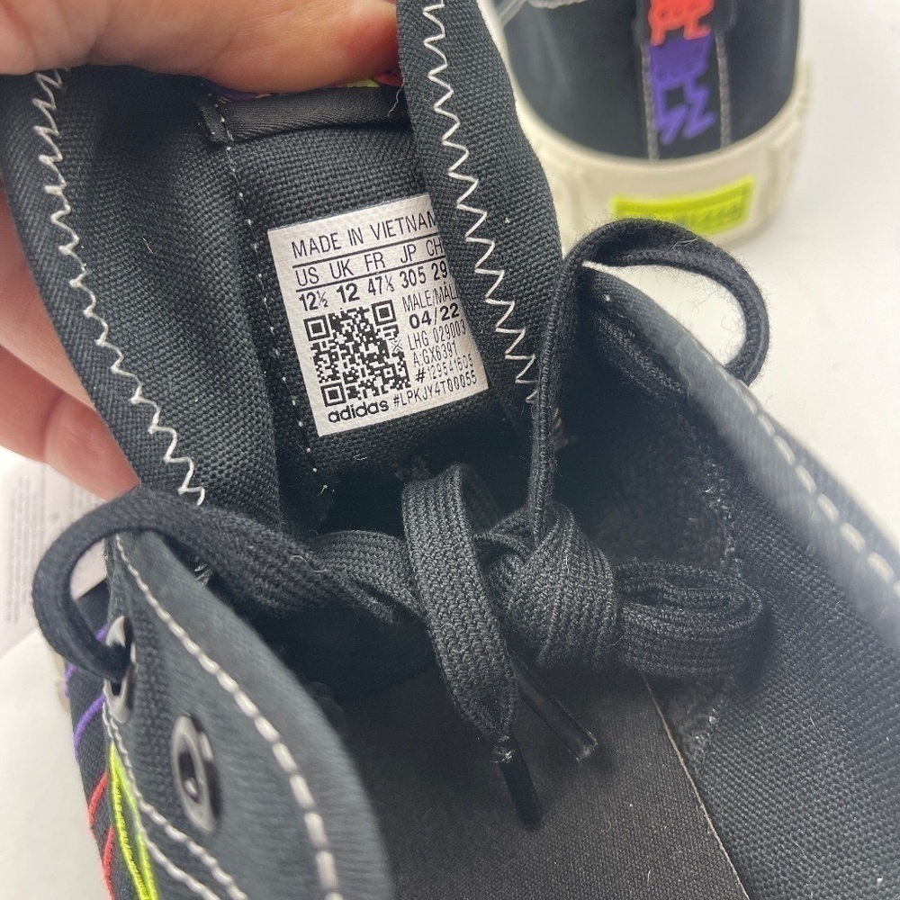 NEW Adidas X Kris Andrew Small Nizza Pride Shoes "Be One Be Together" US 12.5 - Picture 12 of 13